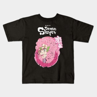 DEMON SLAYER: LOVE PILLAR MITSURI KANROJI (GRUNGE STYLE) Kids T-Shirt